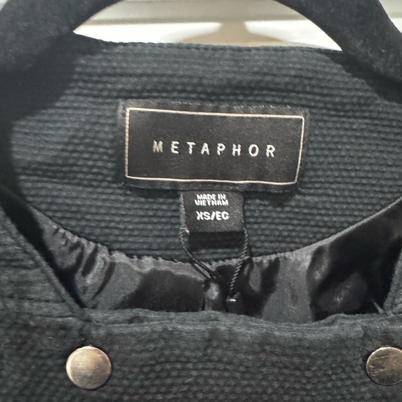 Black Textured Moto Jacket - Picture 2 of 3